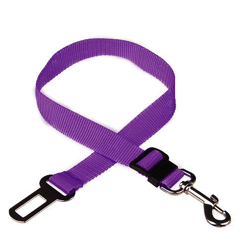 Adjustable Dog Pet Car Safety Seat Belt Restraint Lead Travel Leash