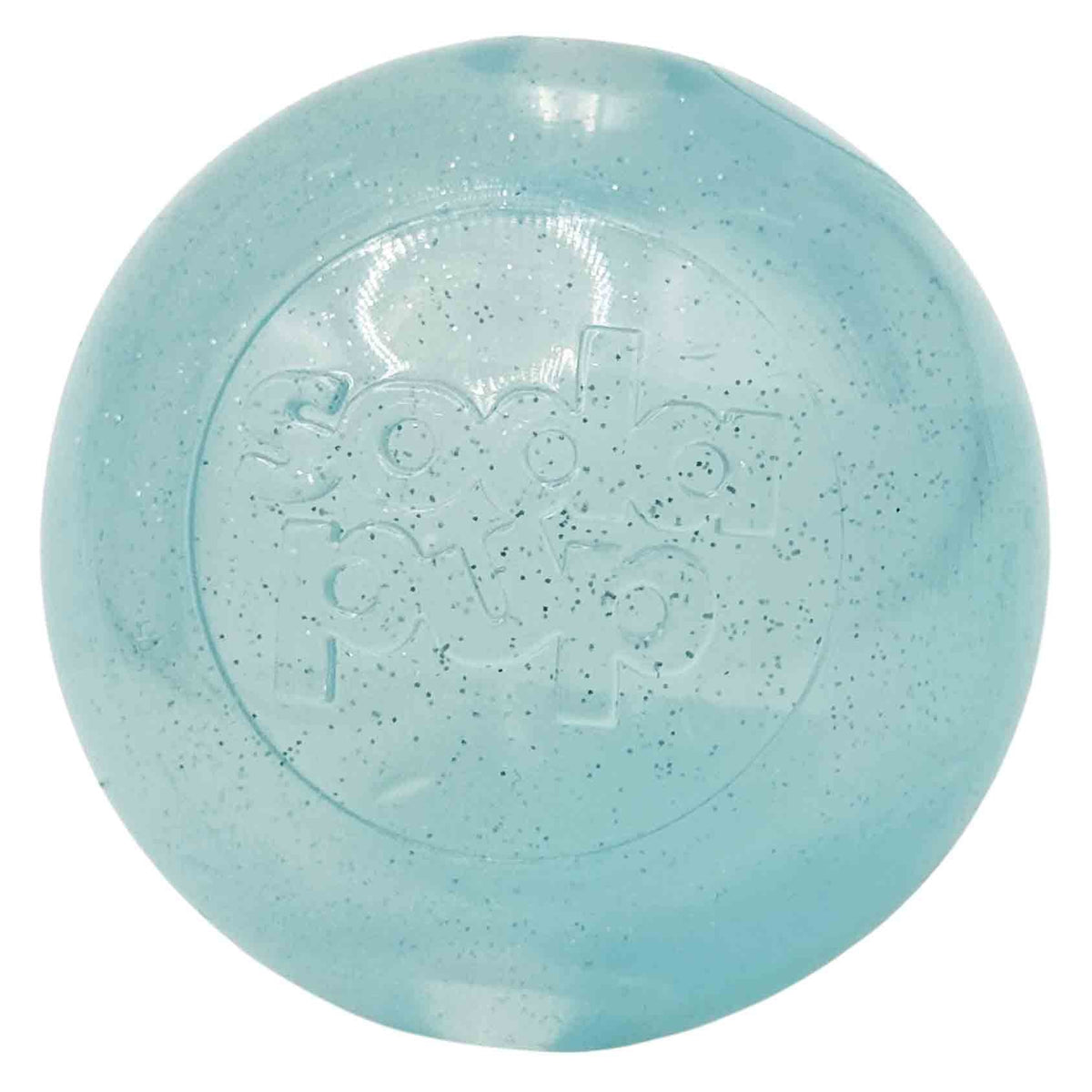 Glitter Ball  Dog Toy | Soft PUP-X Rubber Floating Fetch Ball with Treat Dispenser | USA Made