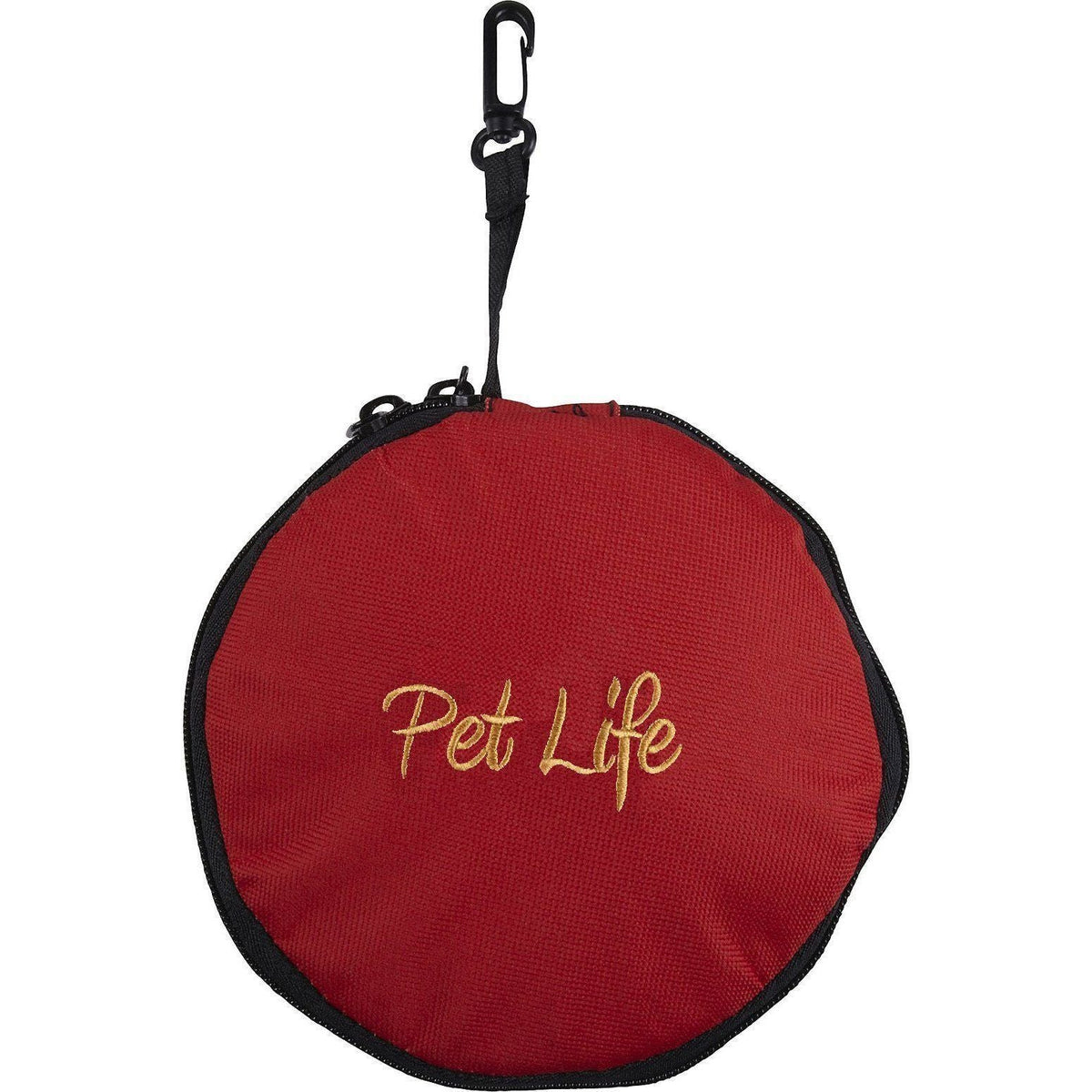 Pet Life ® 'Dual Folding' Food and Water Collapsible Pet Travel Cat and Dog Bowl
